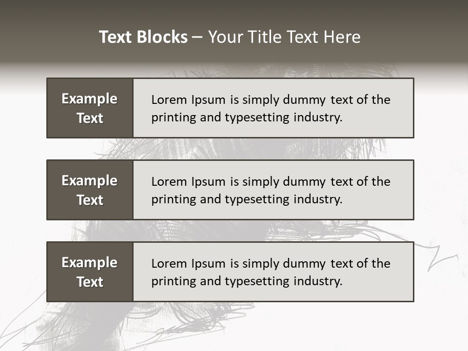 Outline Cartoon Line PowerPoint Template