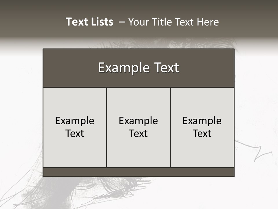 Outline Cartoon Line PowerPoint Template