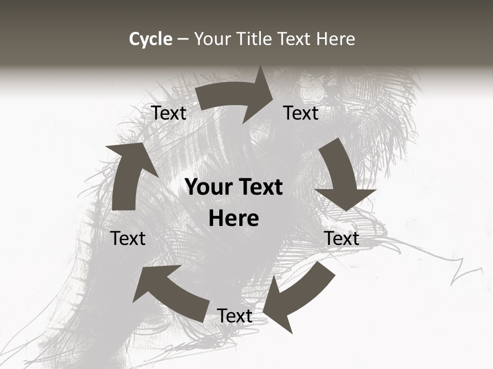 Outline Cartoon Line PowerPoint Template