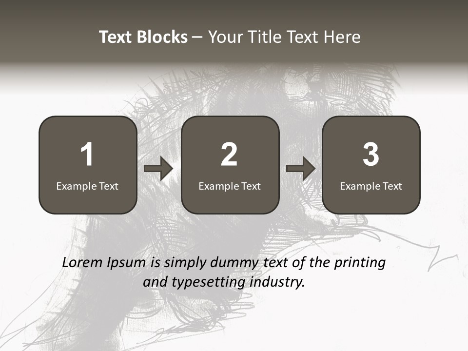Outline Cartoon Line PowerPoint Template