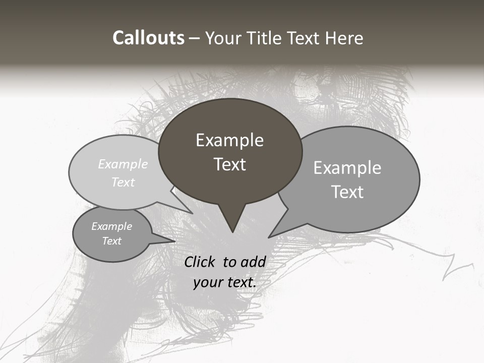 Outline Cartoon Line PowerPoint Template