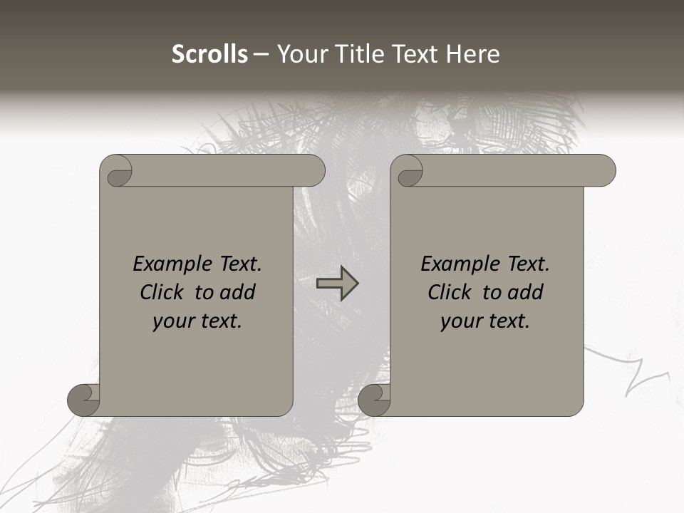Outline Cartoon Line PowerPoint Template
