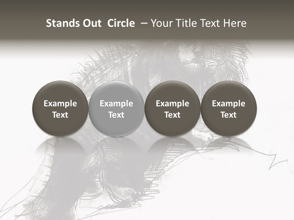 Outline Cartoon Line PowerPoint Template