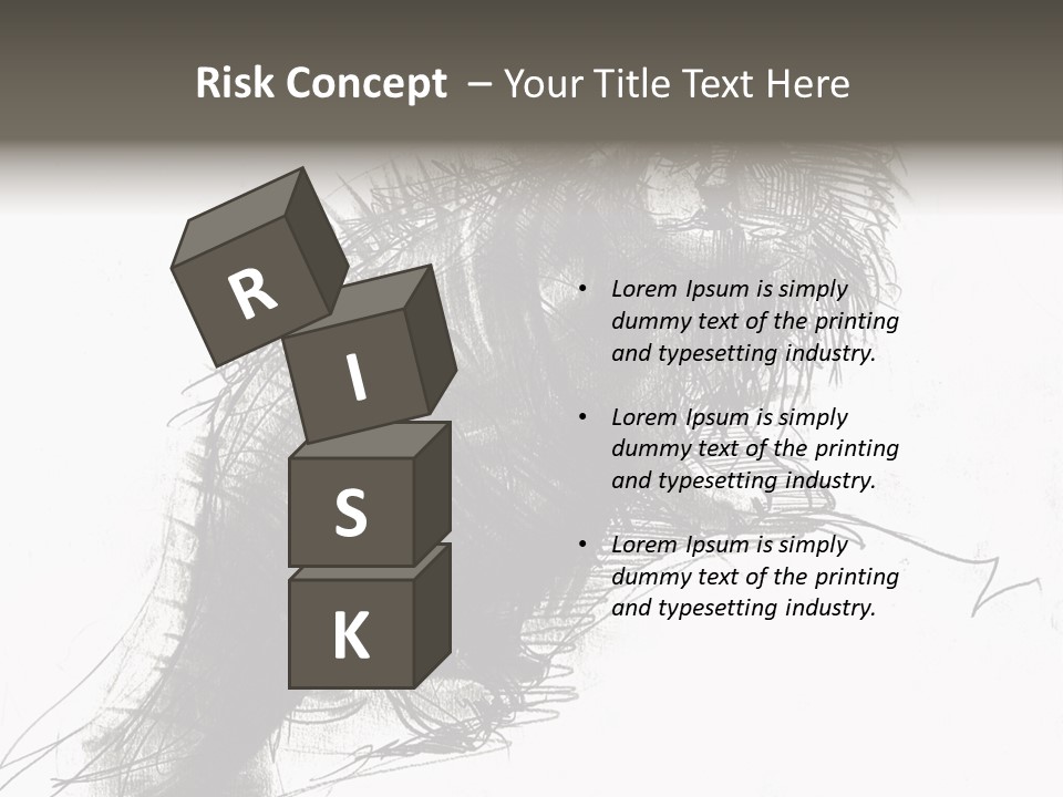 Outline Cartoon Line PowerPoint Template