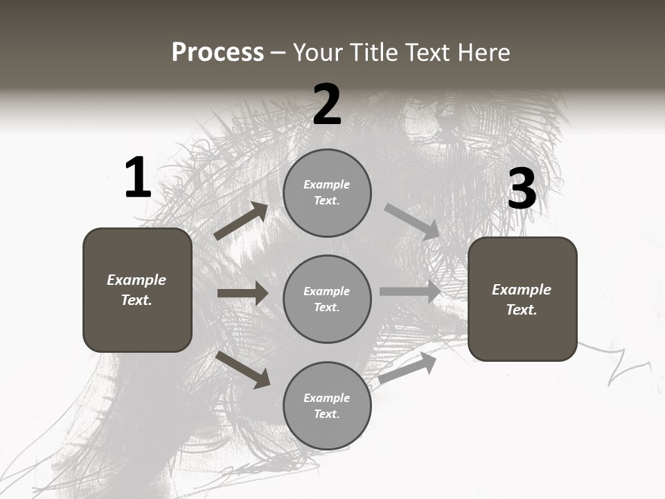 Outline Cartoon Line PowerPoint Template