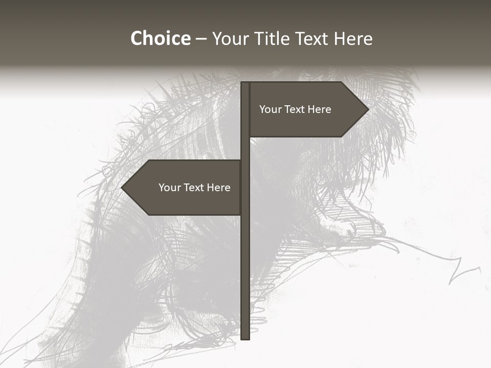 Outline Cartoon Line PowerPoint Template