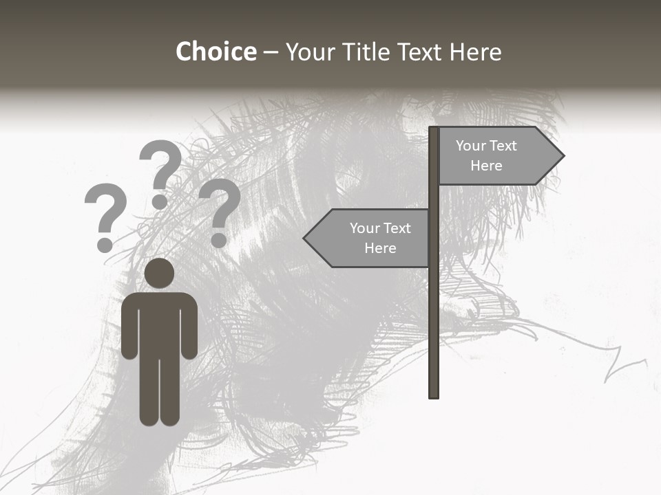 Outline Cartoon Line PowerPoint Template