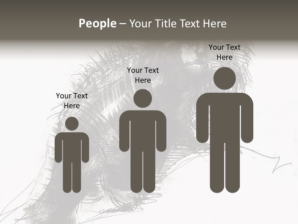 Outline Cartoon Line PowerPoint Template