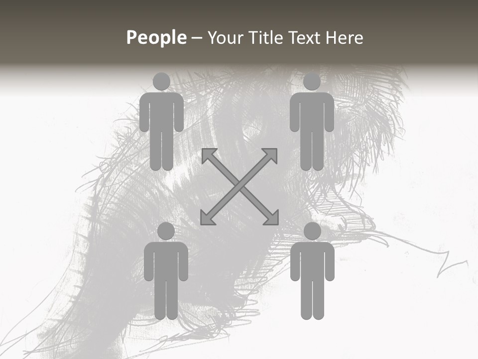 Outline Cartoon Line PowerPoint Template