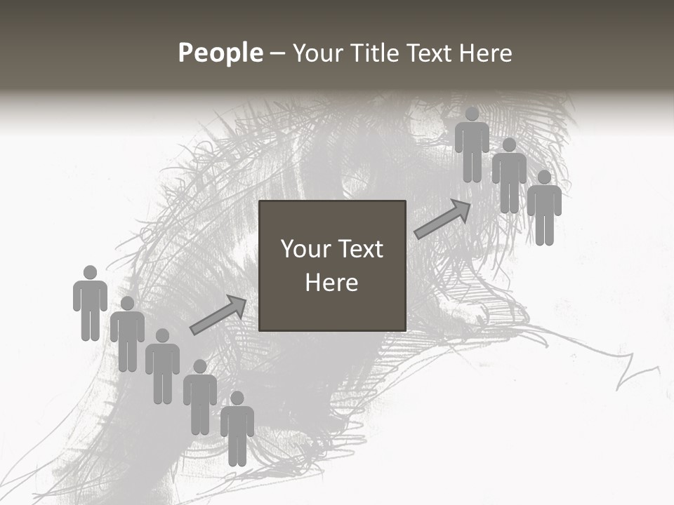 Outline Cartoon Line PowerPoint Template