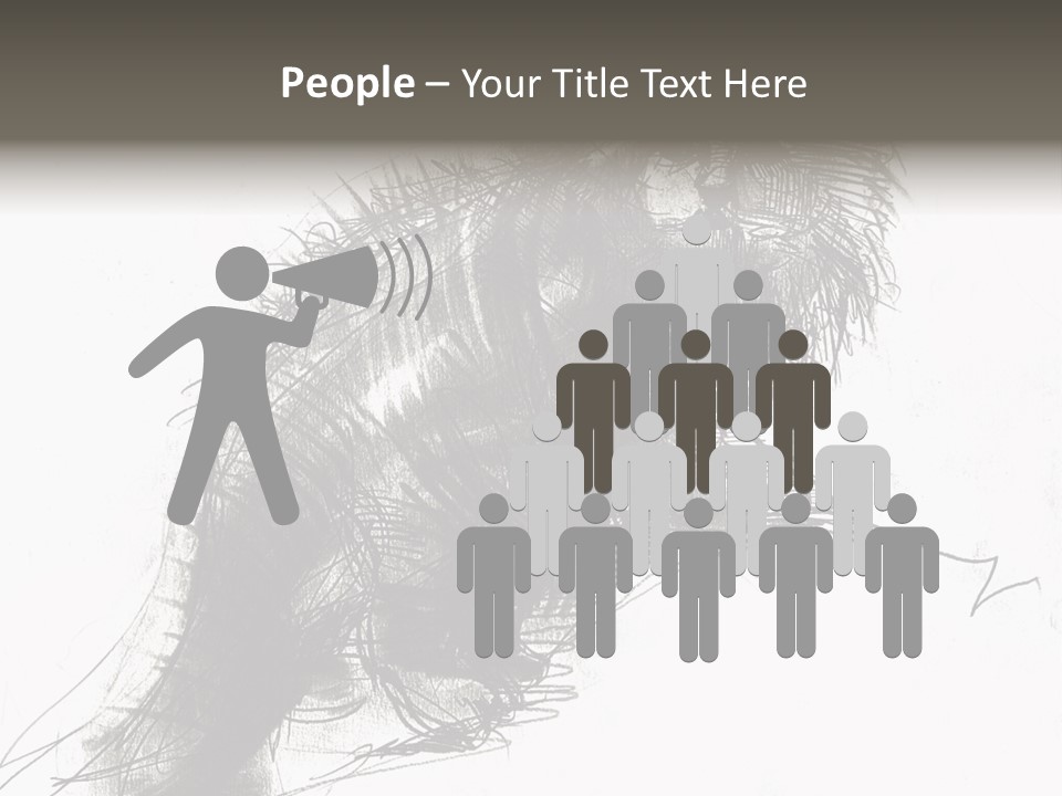 Outline Cartoon Line PowerPoint Template