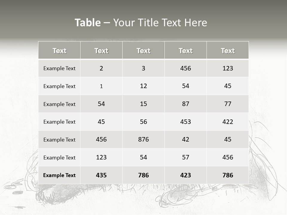 Kitten Drawing Line PowerPoint Template