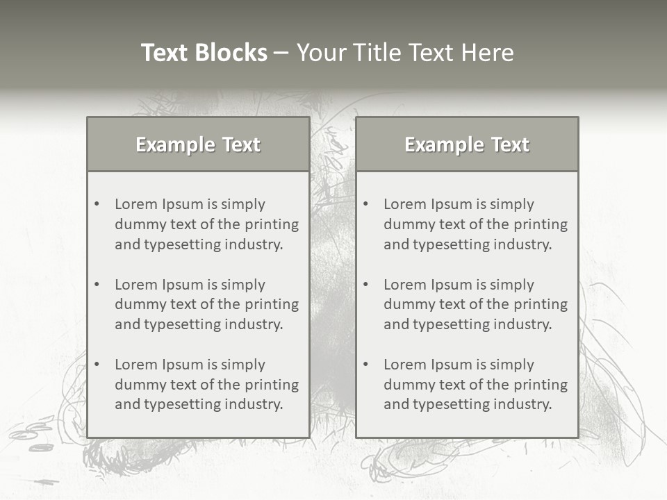 Kitten Drawing Line PowerPoint Template