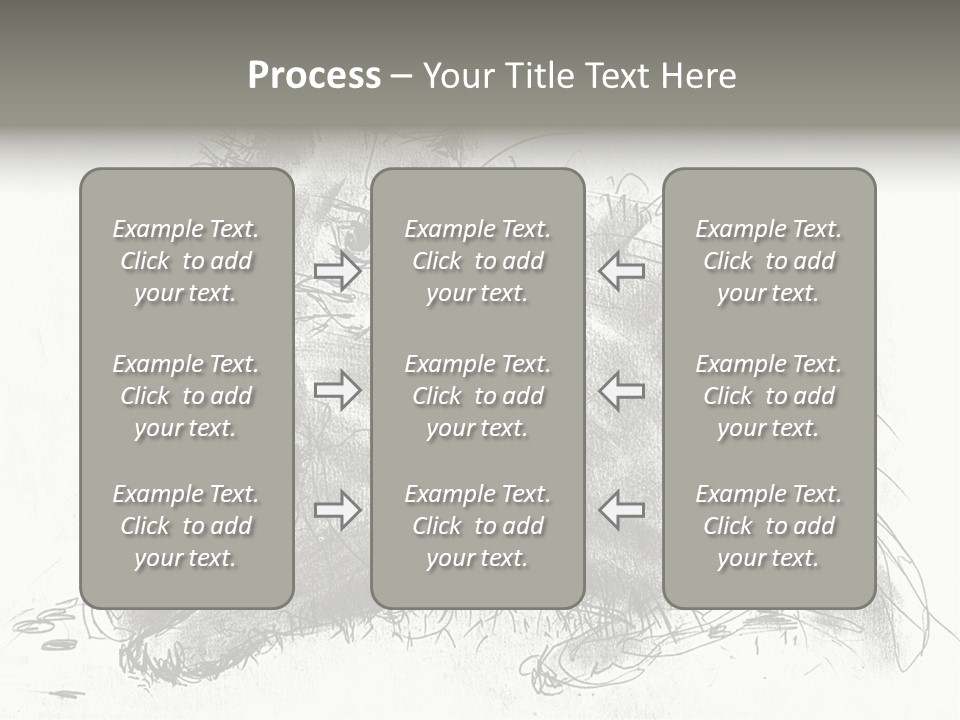 Kitten Drawing Line PowerPoint Template