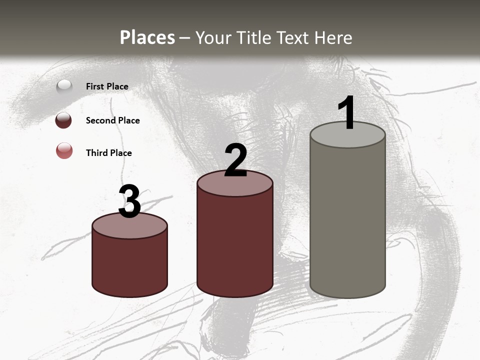 Silhouette Brush Ink PowerPoint Template