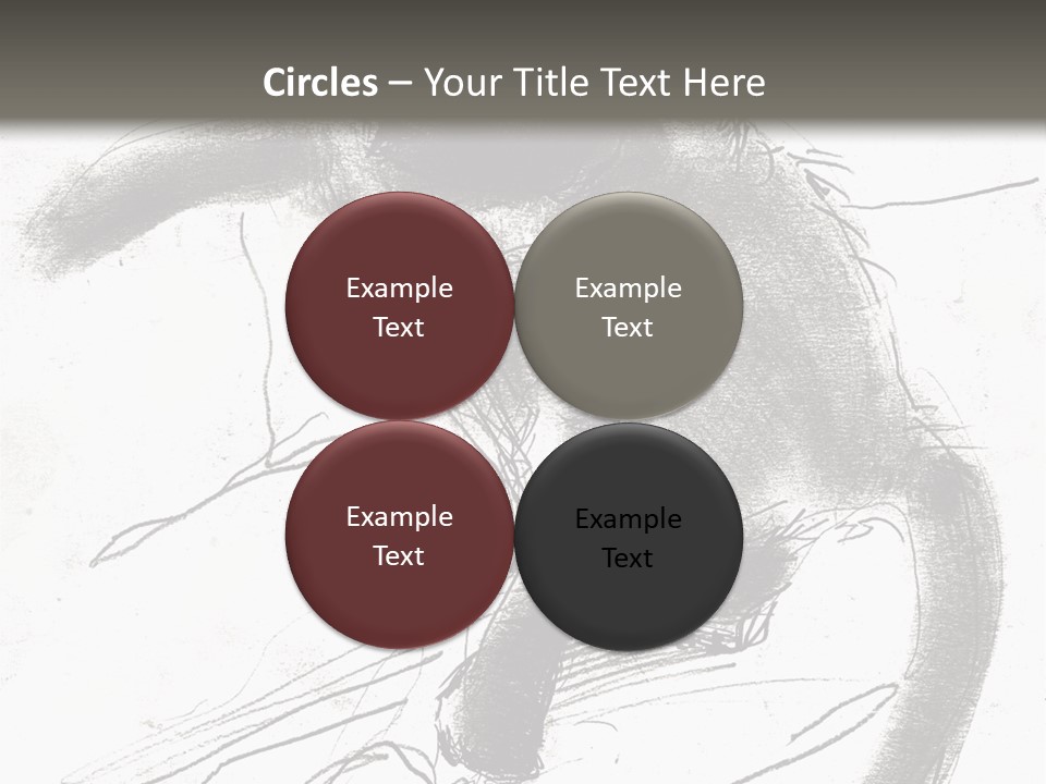 Silhouette Brush Ink PowerPoint Template