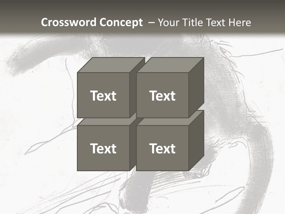 Silhouette Brush Ink PowerPoint Template