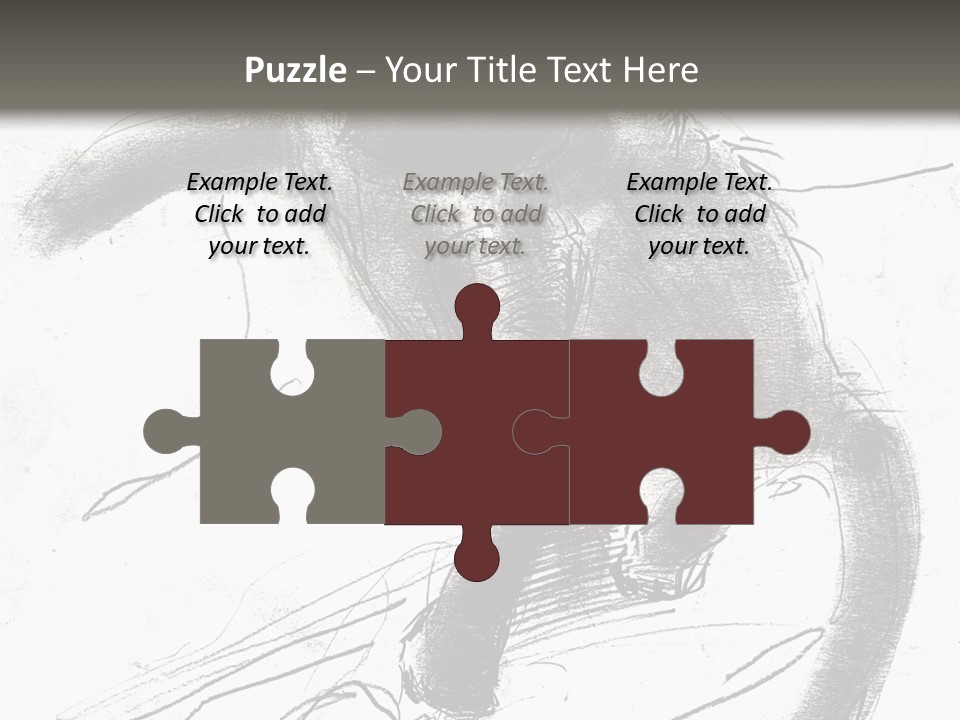 Silhouette Brush Ink PowerPoint Template