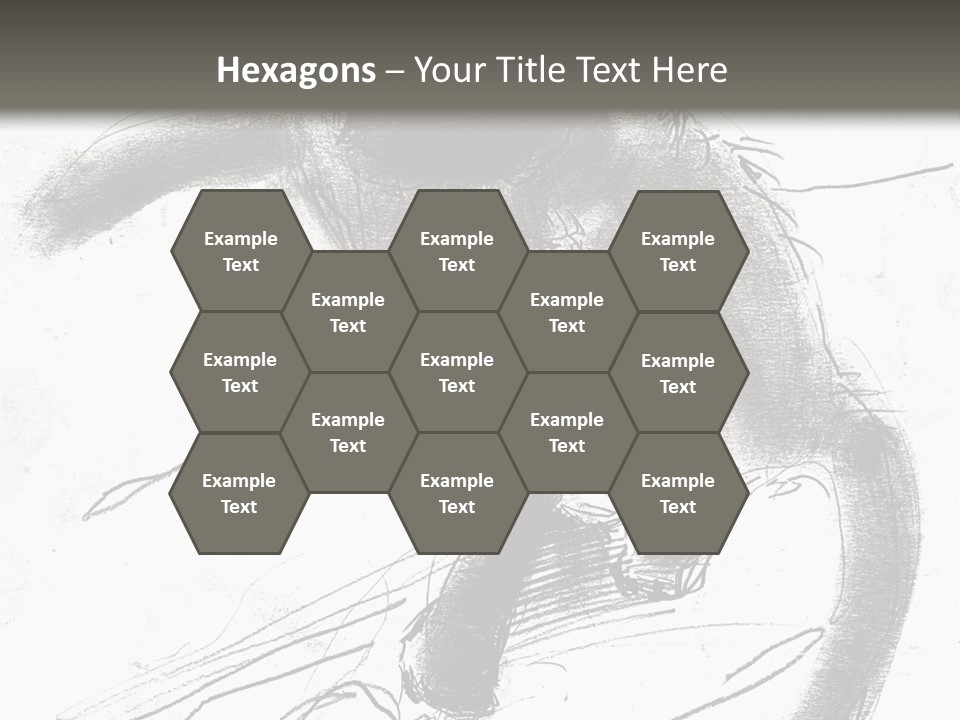 Silhouette Brush Ink PowerPoint Template