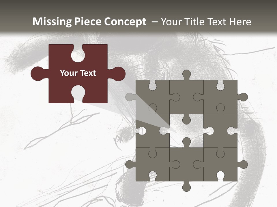 Silhouette Brush Ink PowerPoint Template