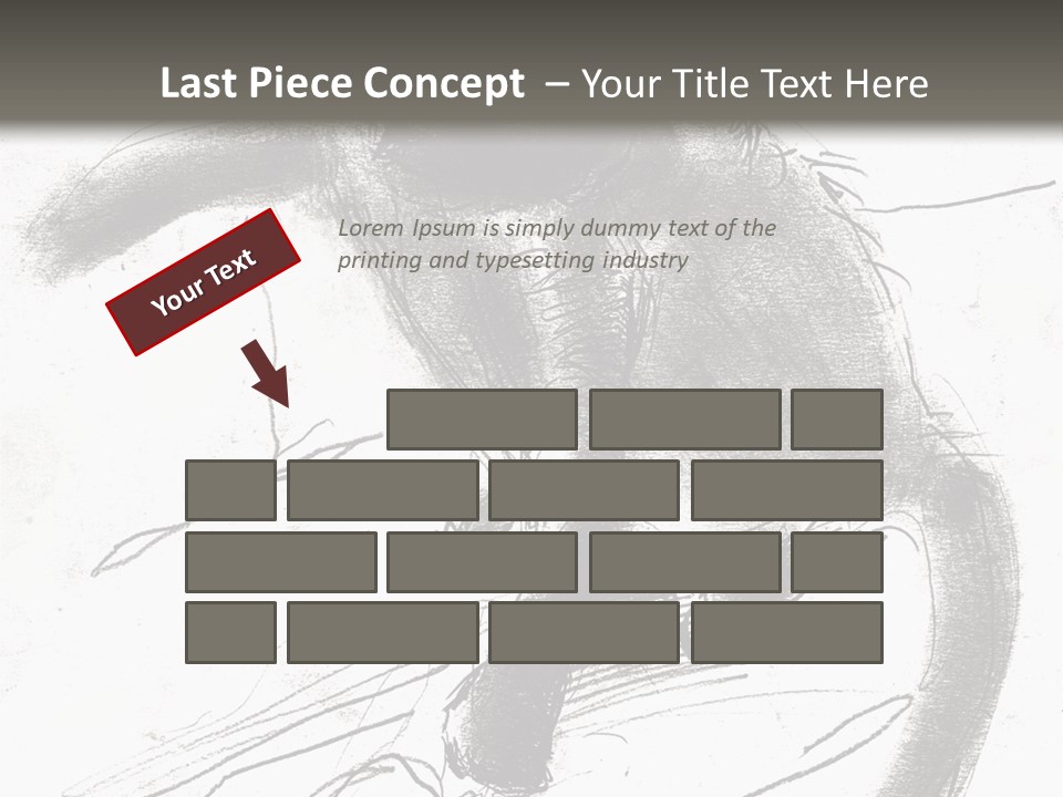 Silhouette Brush Ink PowerPoint Template