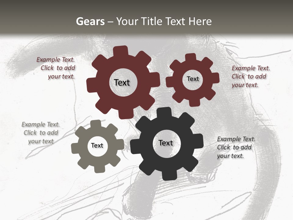 Silhouette Brush Ink PowerPoint Template