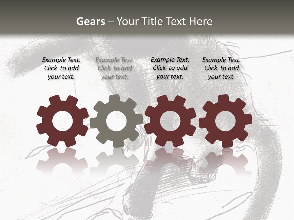 Silhouette Brush Ink PowerPoint Template