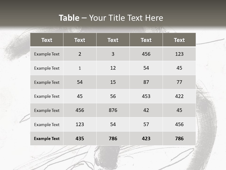 Silhouette Brush Ink PowerPoint Template