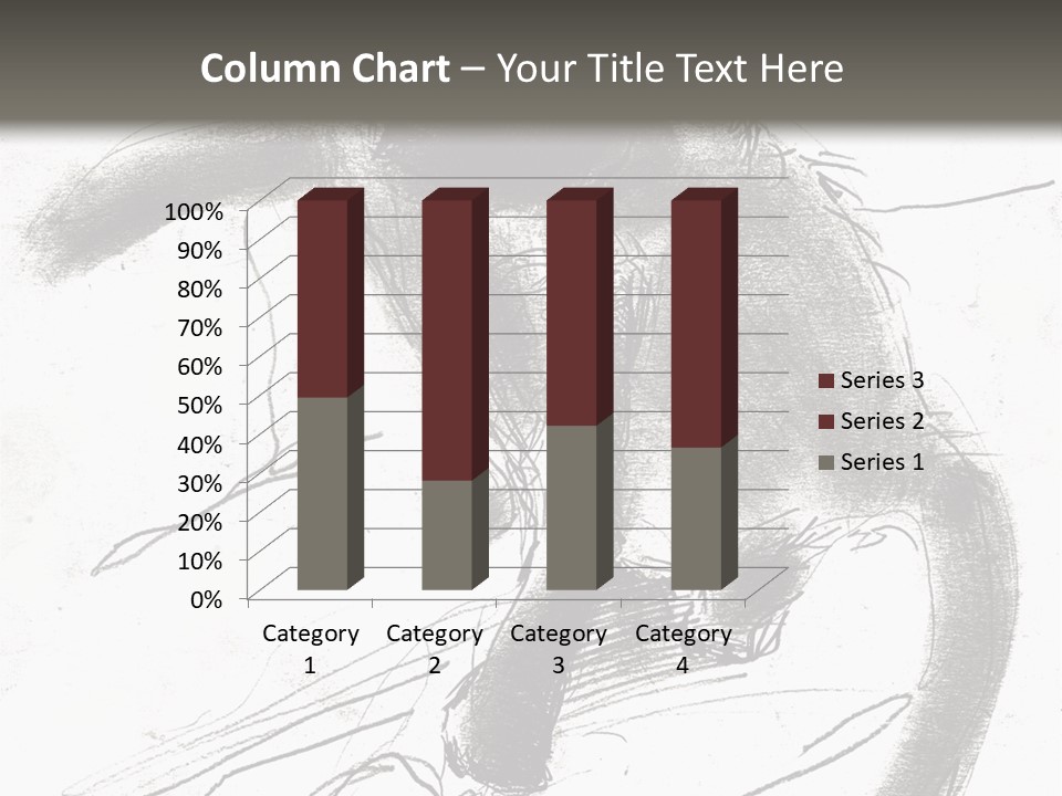 Silhouette Brush Ink PowerPoint Template