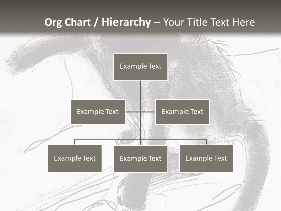 Silhouette Brush Ink PowerPoint Template