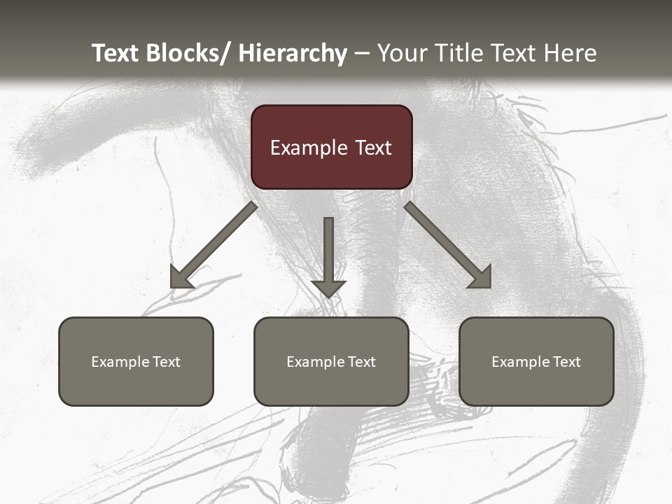 Silhouette Brush Ink PowerPoint Template