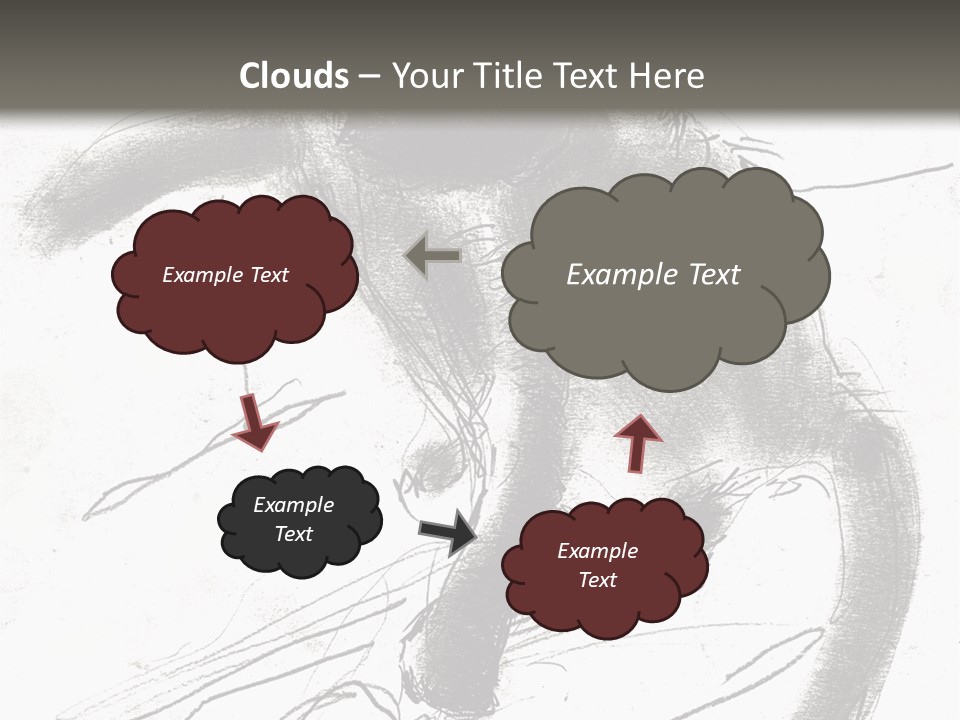 Silhouette Brush Ink PowerPoint Template