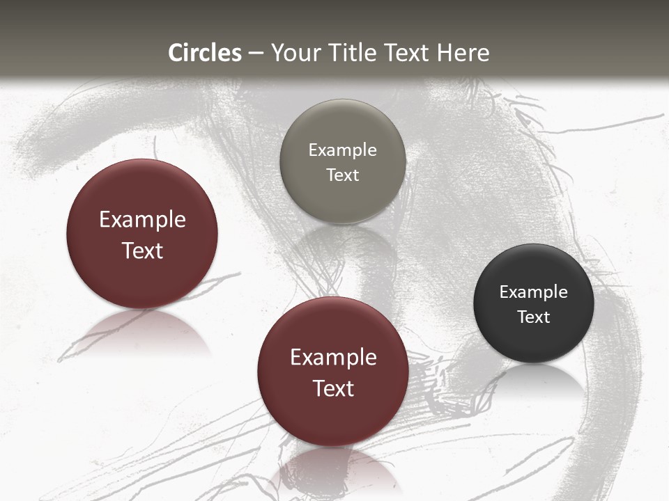 Silhouette Brush Ink PowerPoint Template