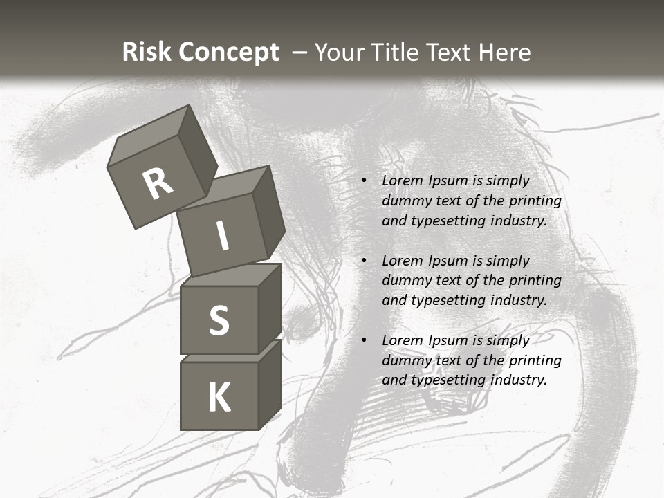 Silhouette Brush Ink PowerPoint Template