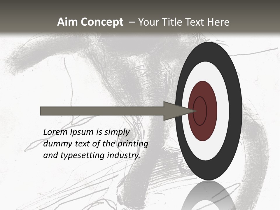 Silhouette Brush Ink PowerPoint Template