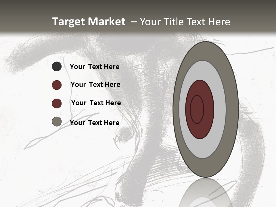 Silhouette Brush Ink PowerPoint Template