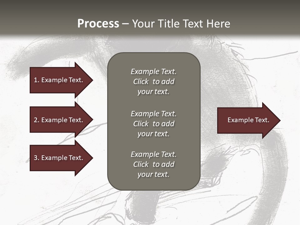 Silhouette Brush Ink PowerPoint Template