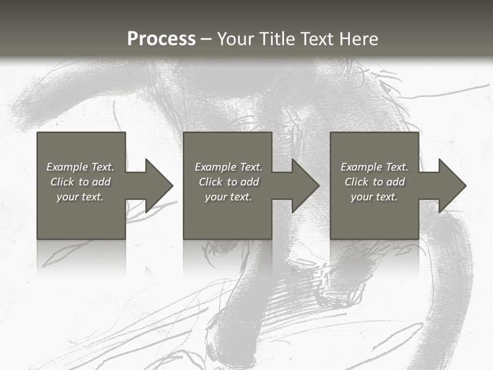 Silhouette Brush Ink PowerPoint Template