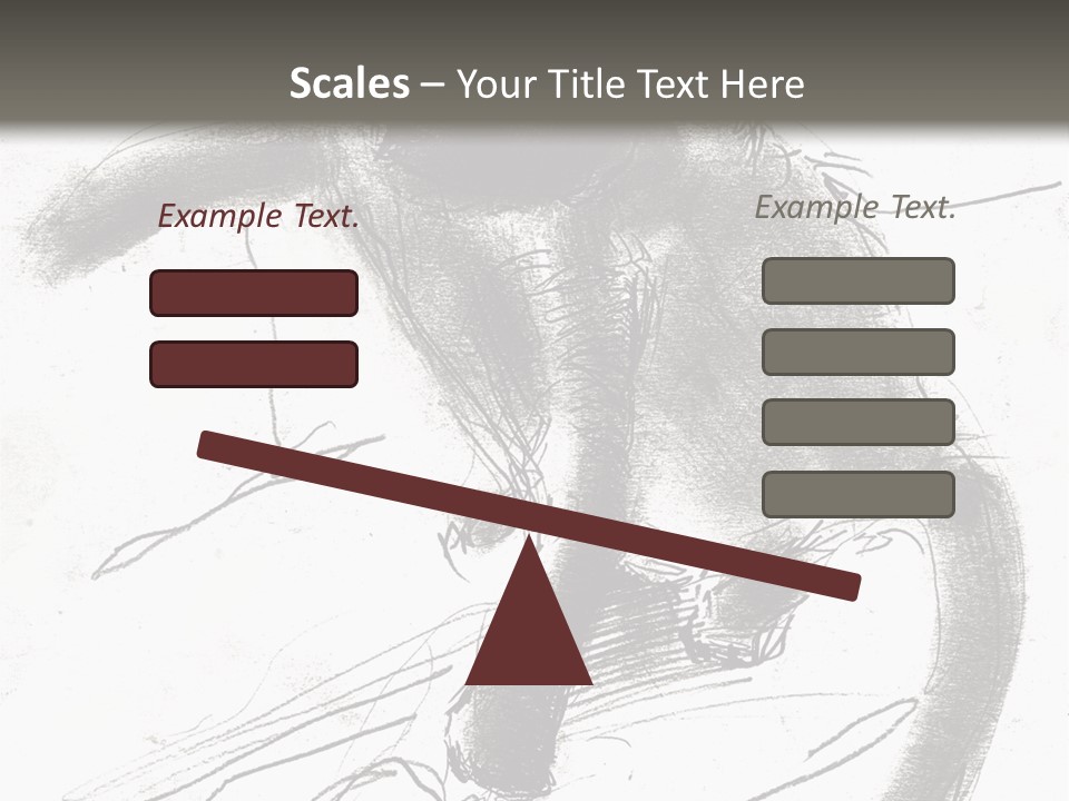 Silhouette Brush Ink PowerPoint Template