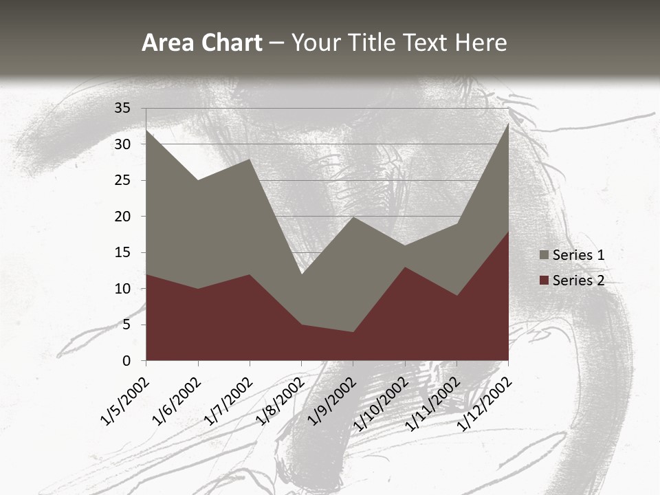 Silhouette Brush Ink PowerPoint Template