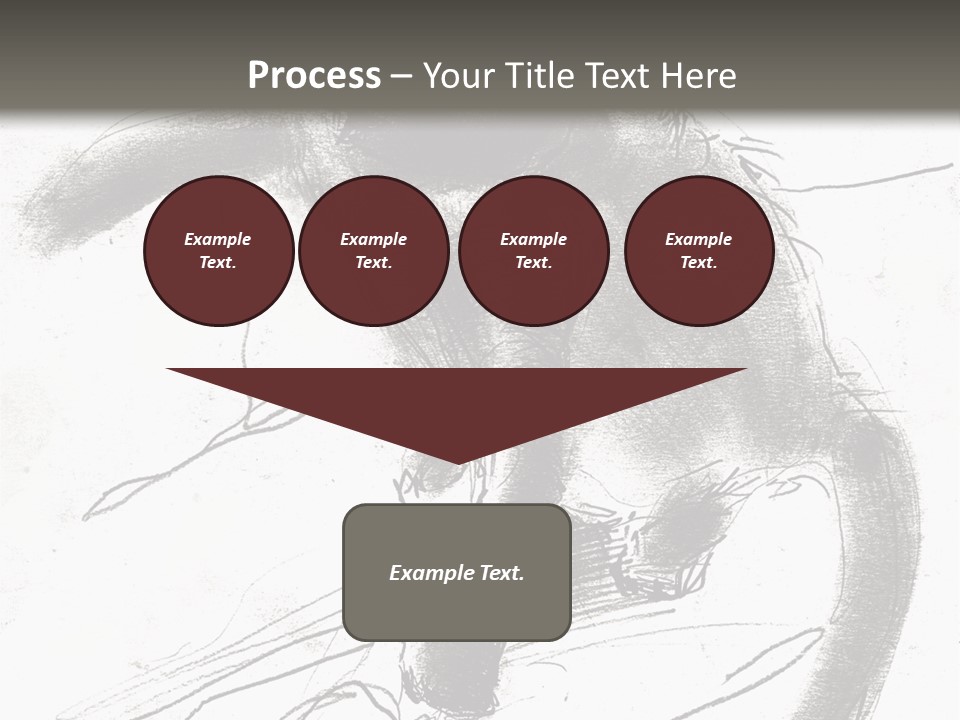Silhouette Brush Ink PowerPoint Template