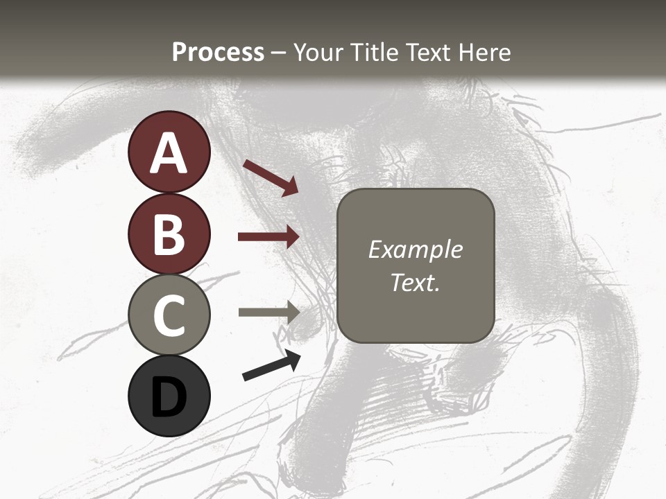 Silhouette Brush Ink PowerPoint Template