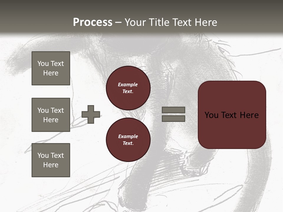Silhouette Brush Ink PowerPoint Template