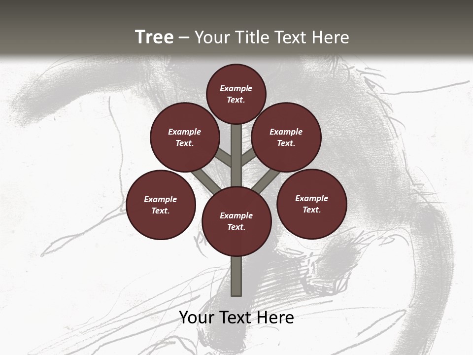 Silhouette Brush Ink PowerPoint Template