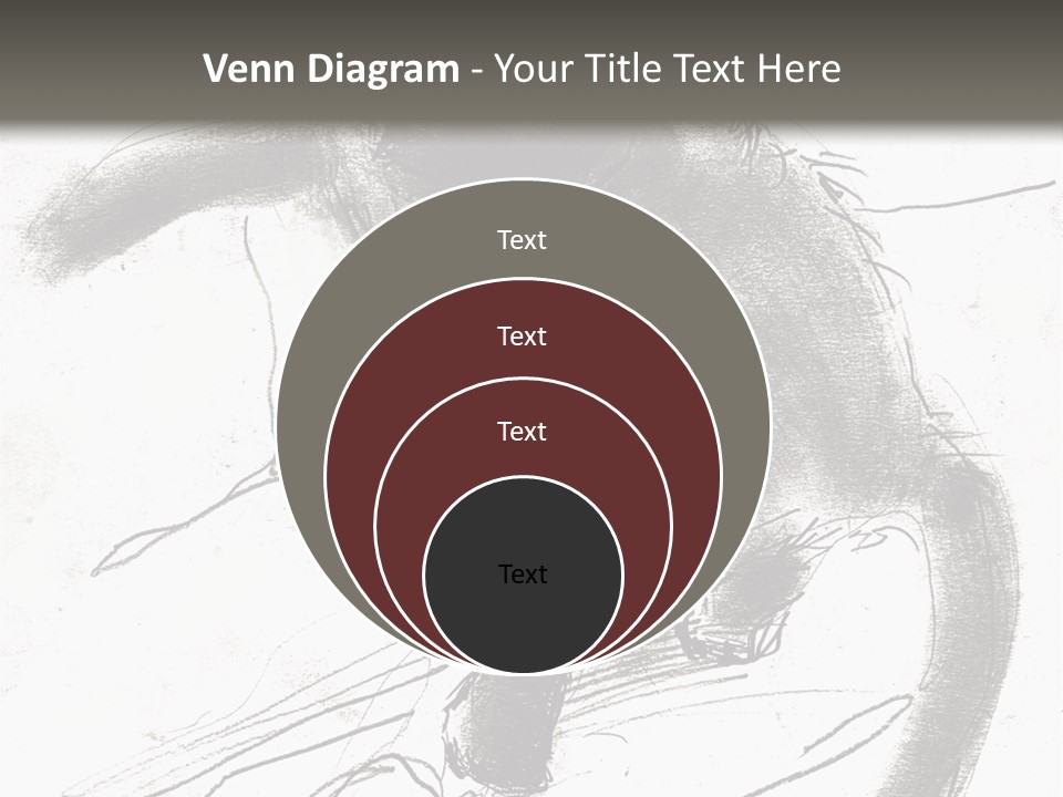 Silhouette Brush Ink PowerPoint Template