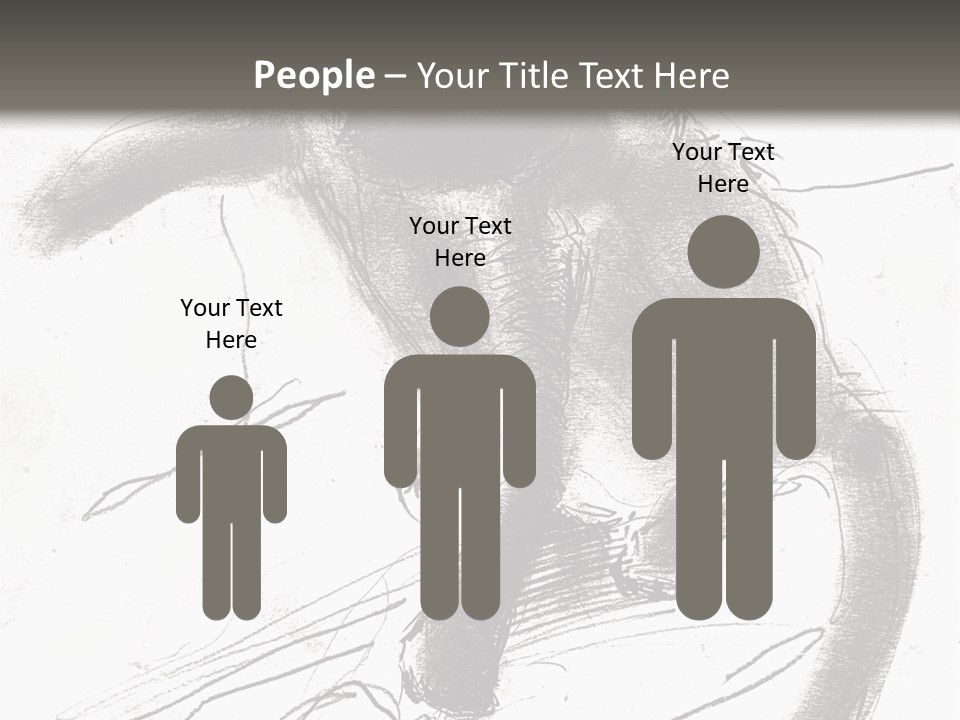 Silhouette Brush Ink PowerPoint Template