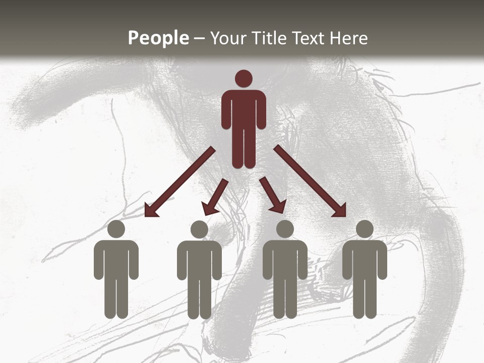 Silhouette Brush Ink PowerPoint Template