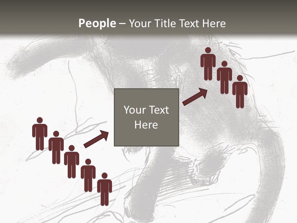 Silhouette Brush Ink PowerPoint Template