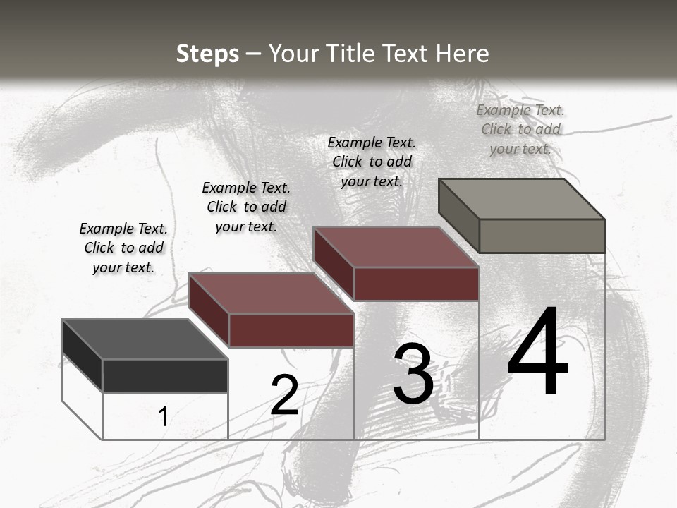 Silhouette Brush Ink PowerPoint Template