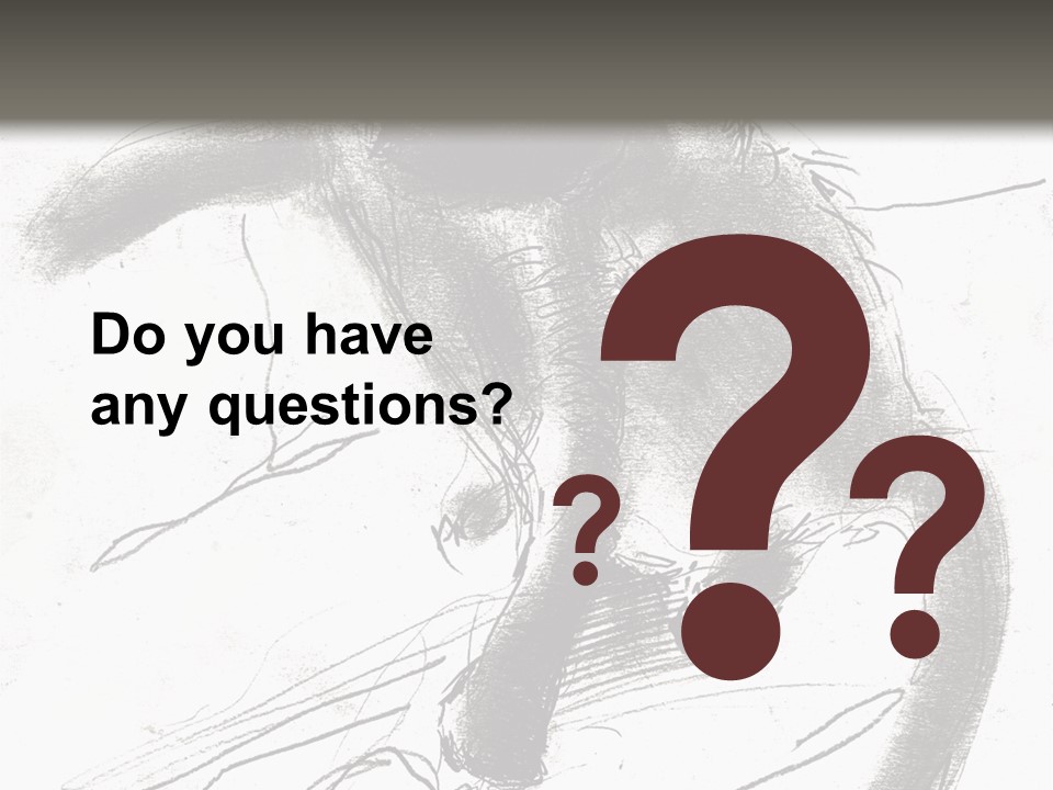 Silhouette Brush Ink PowerPoint Template